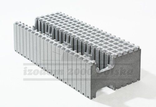 Блок для обшивки из вспененного полистирола - MC 1/45 - izodom 2000 polska - из Néopor® / для стены / изоляционный