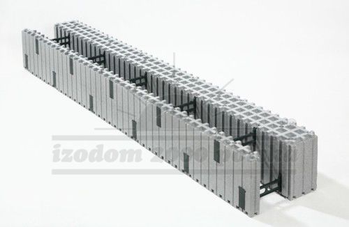 Блок для обшивки из вспененного полистирола - MCFU 2/35 - izodom 2000 polska - из Néopor® / для стены / изоляционный