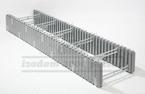 Блок для обшивки из вспененного полистирола - MCFU 2/50 - izodom 2000 polska - из Néopor® / для стены / изоляционный