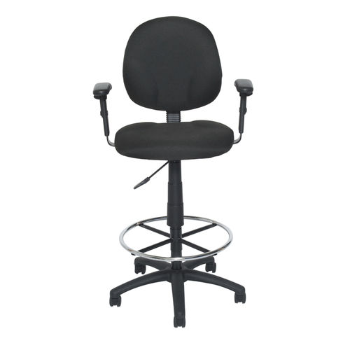 Табурет для работы из ткани - STATURE  - Versa Products - регулируемый / на колесиках / поворотный
