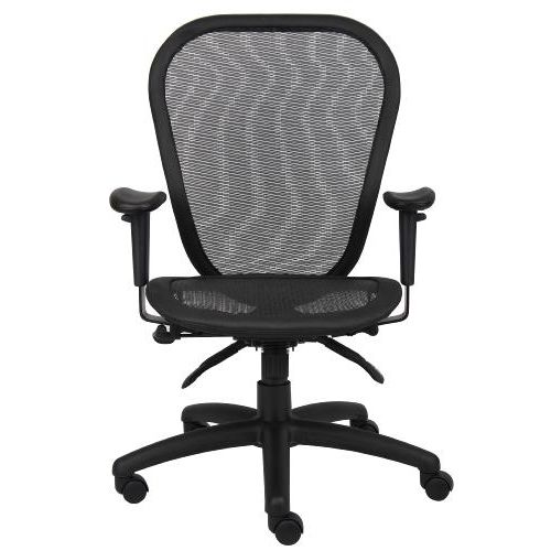 Современный стул для офиса - AZUSA - Versa Products - из сетки / обитый / регулируемый