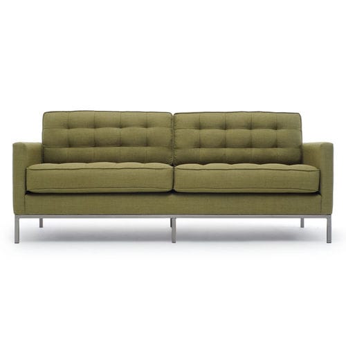 Современный диван - LOBBY LOVESEAT - Versa Products - из ткани / из кожи / со съемной подушкой