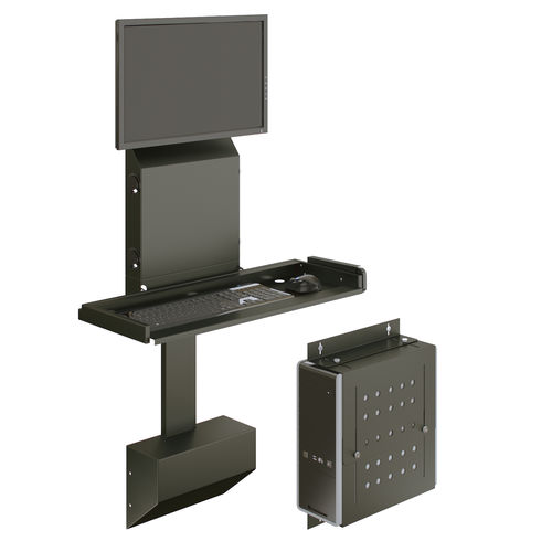 Настенный рабочий стол - ELECTROSLIM - Versa Products - современный / из ламината / с регулируемой высотой