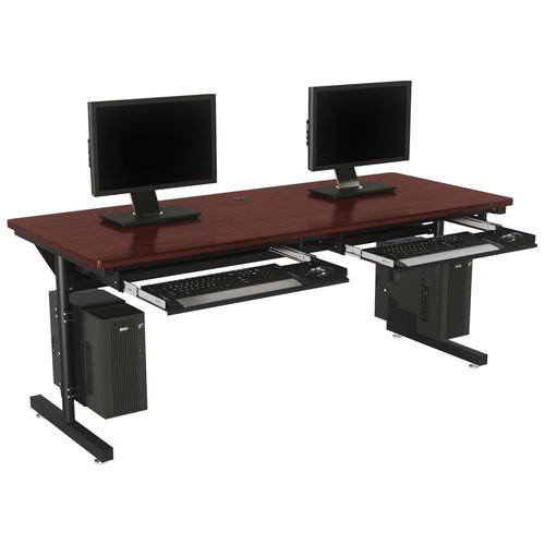 Рабочий стол для офисов открытого типа - BASIC - Versa Products - напольный / для 2 человек / современный