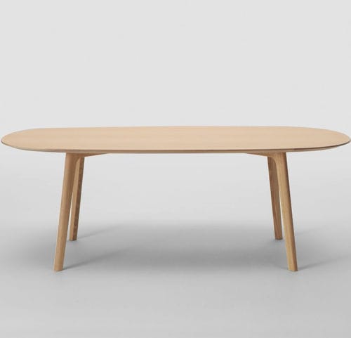 Современный стол - ROUNDISH 1010-38 - Maruni - из дуба / из орехового дерева / из бука