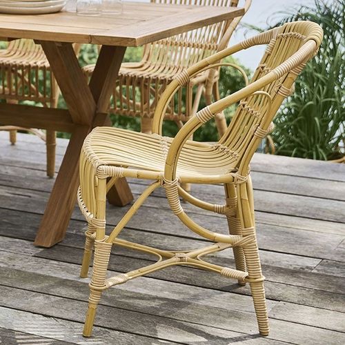 Современный cтул для столовых - Robert  - Sika-Design - для сада / для интерьера / из ротанга