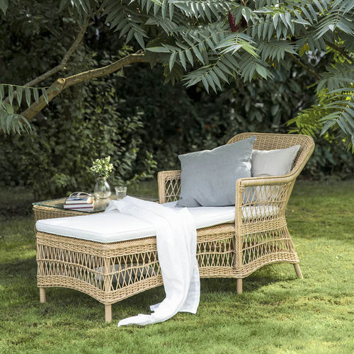Классический садовый шезлонг - Olivia  - Sika-Design - из ткани / из синтетического волокна / из алюминия