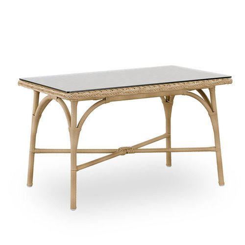 Современный журнальный столик - Victoria - Sika-Design - из стекла / из синтетического волокна / с основанием из алюминия