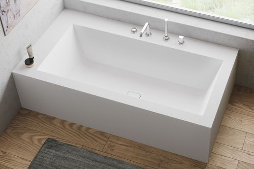 Отдельностоящая ванна - MIRAKLON BWP - Hasenkopf - для жилых зданий / из Corian® / современная