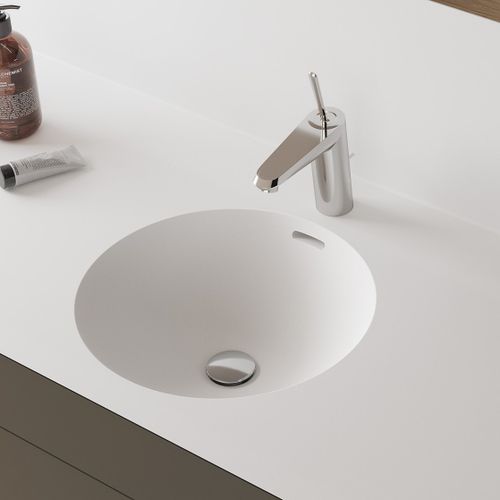 Встраиваемая раковина - FONTANA FR - Hasenkopf - из Corian® / со встроенной столешницей / с умягчителем воды