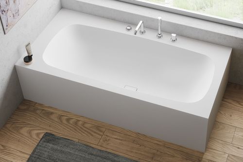 Отдельностоящая ванна - MIRAKLON BWT - Hasenkopf - для жилых зданий / из Corian® / современная