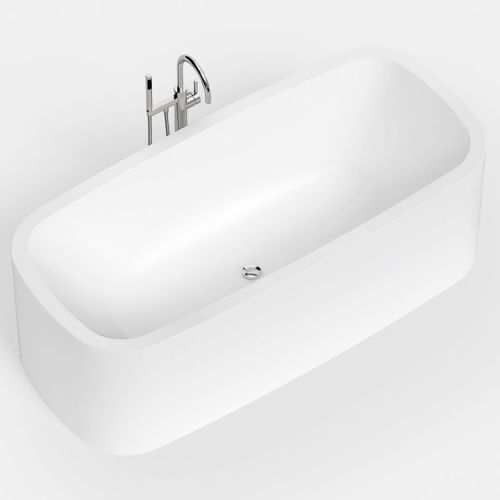 Отдельностоящая ванна - CURVA 1 - Hasenkopf - для жилых зданий / из Corian® / современная