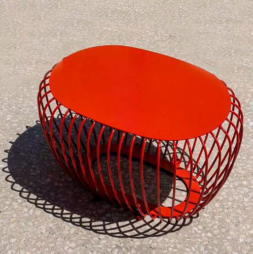 Современный журнальный столик - BUBBLE - Concept Urbain - из нержавеющей стали / из листового металла / с основанием из нержавеющей стали