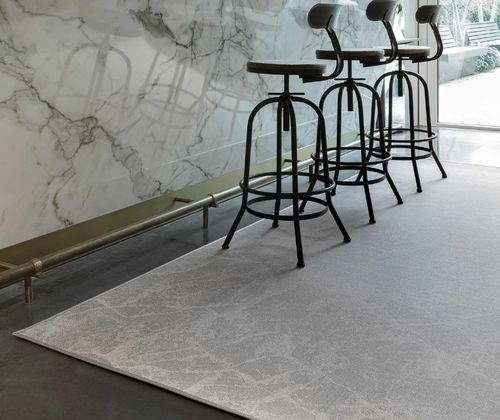 Современный ковер - MARBLE CARRARA - 2TEC2 - с рисунком / из стекловолокна / прямоугольный