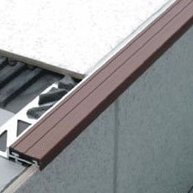 Отделочный профиль из ПВХ - DURASTEP STANDARD - DURAL France - алюминий / для плиточного пола / для ступени