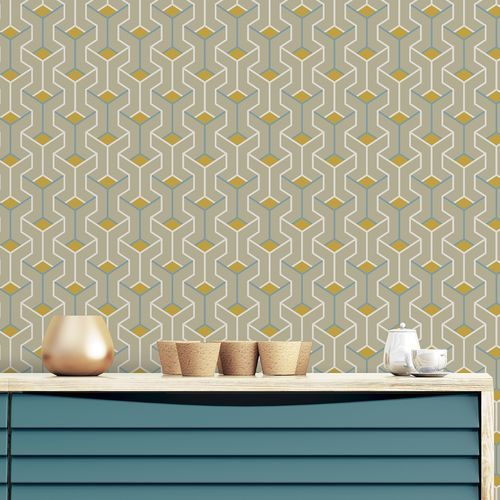Покрытие для стен для внутреннего пространства - Escher-12003 - Muraspec - виниловое / набивное / нетканое