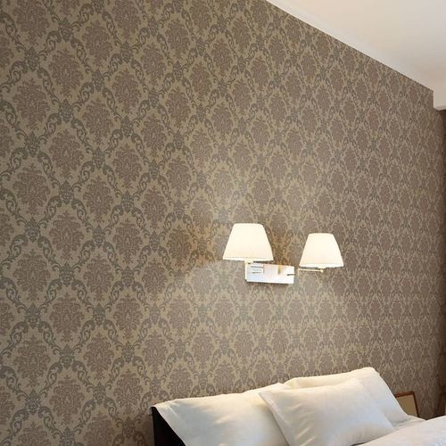 Покрытие для стен для внутреннего пространства - Palma Damask-01F91 - Muraspec - виниловое / набивное / нетканое