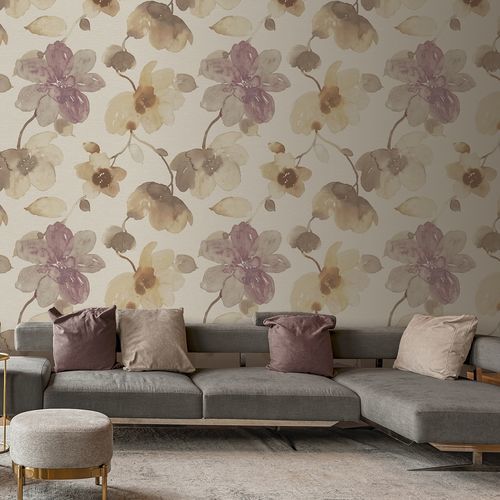 Покрытие для стен для внутреннего пространства - Water Bloom-13246 - Muraspec - из ткани / виниловое / нетканое