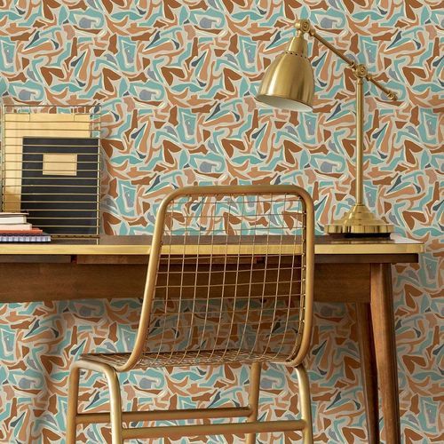 Современный обои - PUZZLE PETITE - Muraspec - из нетканых материалов / из растительного волокна / из натурального волокна