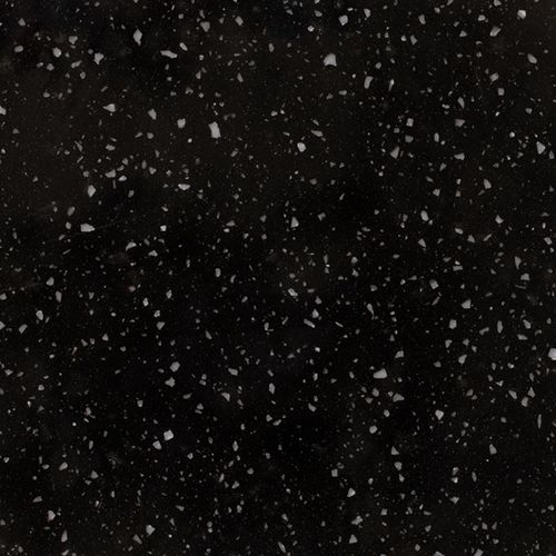 Рабочая поверхность из Solid Surface - PEBBLE EBONY PE814 - Staron Solid Surfaces - для кухни / для ванной комнаты / черная