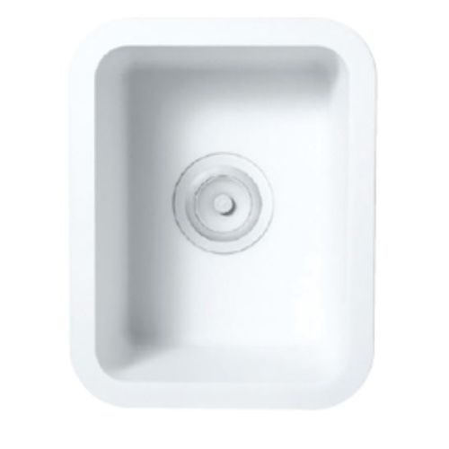 Кухонная раковина 1 чаша - A1121 - Staron Solid Surfaces - без сушки / из Solid Surface / встраиваемая снизу