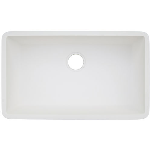 Кухонная раковина 1 чаша - B3290  - Staron Solid Surfaces - без сушки / из акрила / из Solid Surface