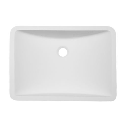 Умывальник для рук на столешнице - B3192  - Staron Solid Surfaces - встроенный / прямоугольный / из Solid Surface
