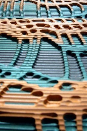 Настенная декоративная панель - DIGITAL FABRICATION - Valchromat - из Valchromat® / 3D