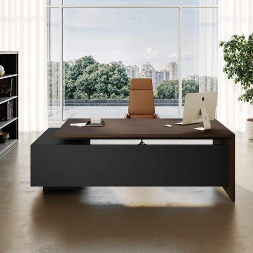 Директорский рабочий стол - ELITE - Italy Dream Design - напольный / современный / из ДСП