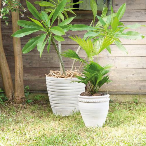 Садовый горшок из терракоты - VASO CABANE - Deroma - круглый