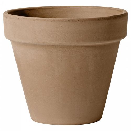 Садовый горшок из терракоты - MOKA : 1-C - Deroma - конический / круглый
