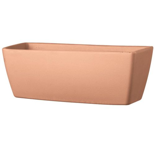Садовый горшок из терракоты - WHITE : 4M-W - Deroma - прямоугольный