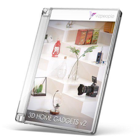 Библиотека 2D/3D-предметов - 3D HOME GADGETS V2 - VizPeople Cut Out people