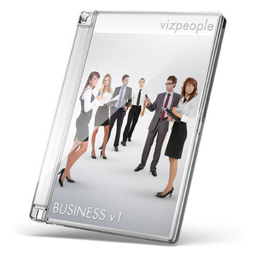 Библиотека 2D/3D-предметов - BUSINESS V1 - VizPeople Cut Out people