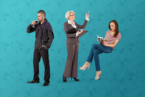 Библиотека 2D/3D-предметов - PEOPLE V2 - VizPeople Cut Out people