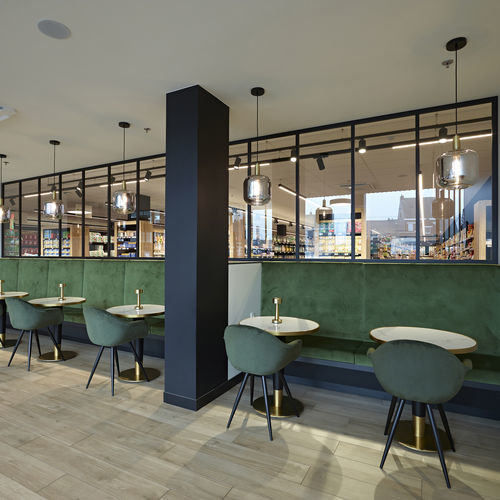 Акустическая стеклянная панель - Divina fixed glass wall - ARLU - закаленная / слоистая / прозрачная