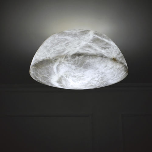 Современный потолочный светильник - ELIOT - Atelier-alain-ellouz - круглый / из алебастра / LED