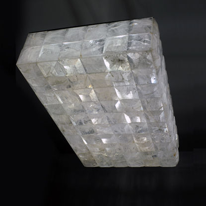 Современный потолочный светильник - HERA - Atelier-alain-ellouz - прямоугольный / из кристалла / LED