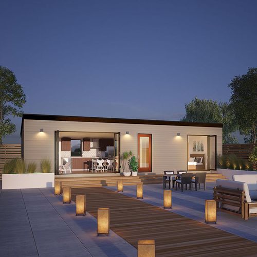 Экологический дом - CABANA 600 - Blu Homes - модульный / современный / одноэтажный