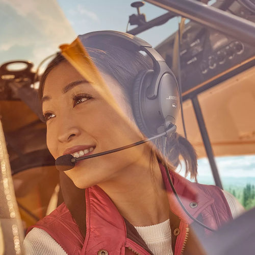 Наушники bluetooth - A30 AVIATION - Bose - шумоподавляющий / с микрофоном