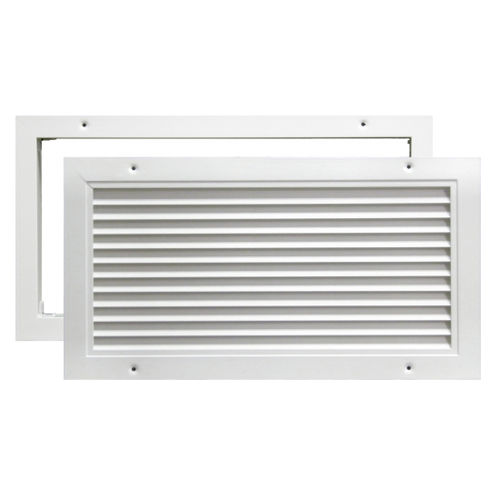 Вентиляционная решетка из анодированного алюминия - 24-S1 - KOOLAIR S.A - из стального листа / прямоугольная / для интерьера