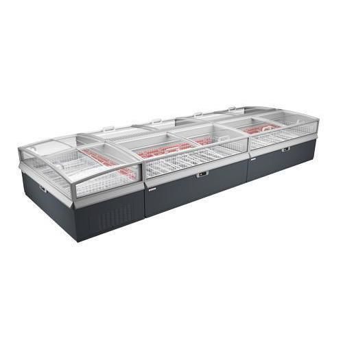 Островная холодильная витрина - MONTREAL SLIM - AHT Cooling Systems GmbH - для торговли / из металла / с раздвижными дверями