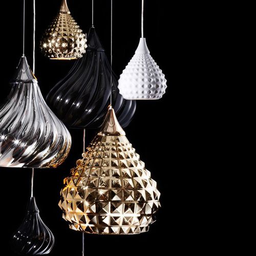 Подвесная лампа - RUSKII TWIST - VISO Lighting - из фарфора / современная / проводная