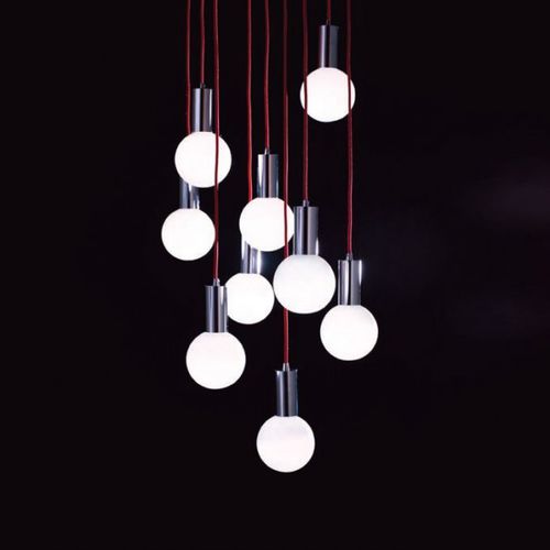 Подвесная лампа - RHEA - VISO Lighting - из металла / из стекла / современная