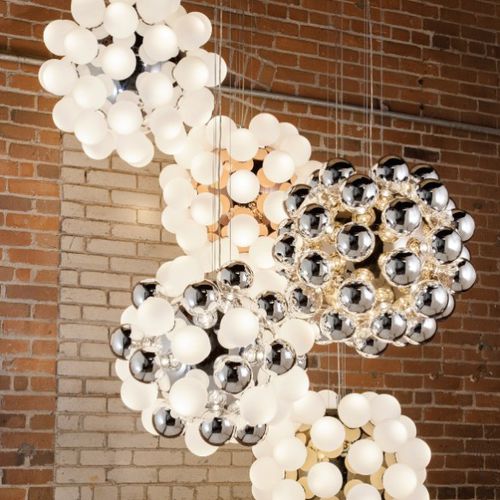 Подвесная лампа - MOSS - VISO Lighting - из поликарбоната / современная / проводная