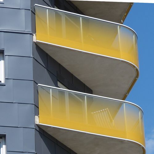 Балкон с панелями - SERISTAL IMAGE PLASTOFLOAT  - Macocco - из стекла