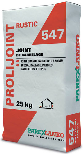 Тестообразный клей для плиточного пола - 547 PROLIJOINT RUSTIC - parexlanko