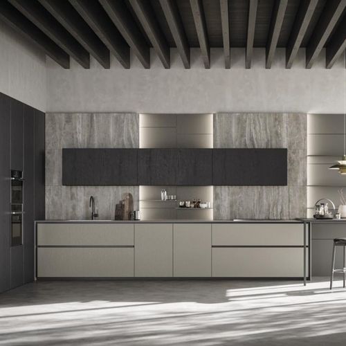 Современная кухня - 3_AXIS - Zampieri Cucine - из Fenix NTM® / из меламина / без ручки