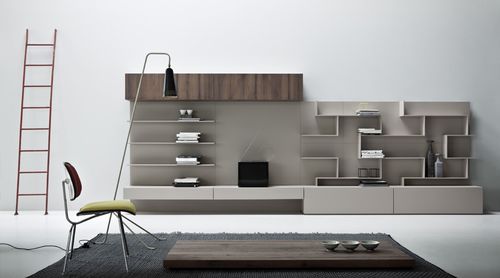 Современная тумба под телевизор - K LIVING - Zampieri Cucine - из дерева