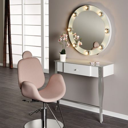 Современный туалетный столик - ELEGANCE - Medical & Beauty - настенный / для профессионального использования / с подсветкой изнутри